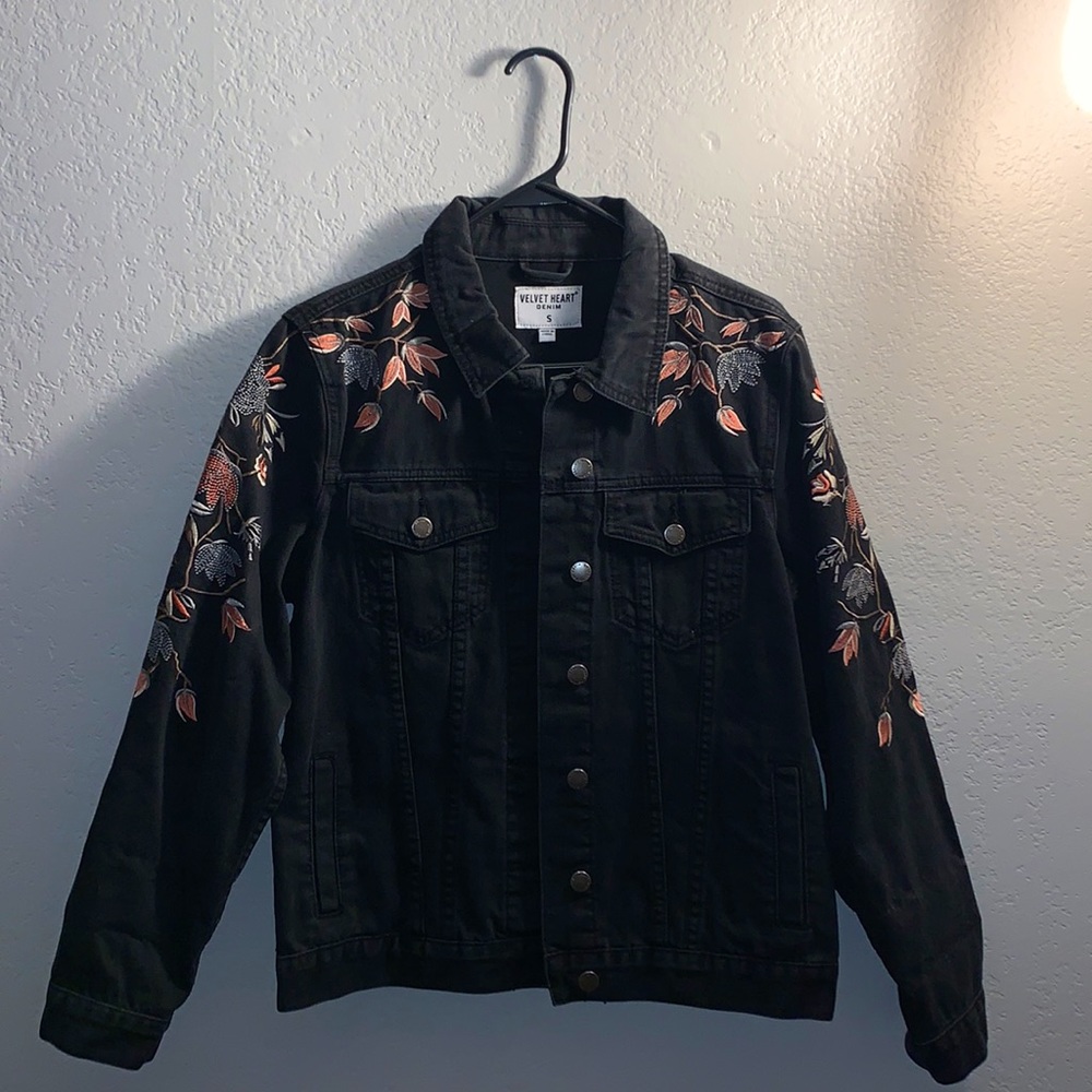 Velvet Heart Denim Jacket